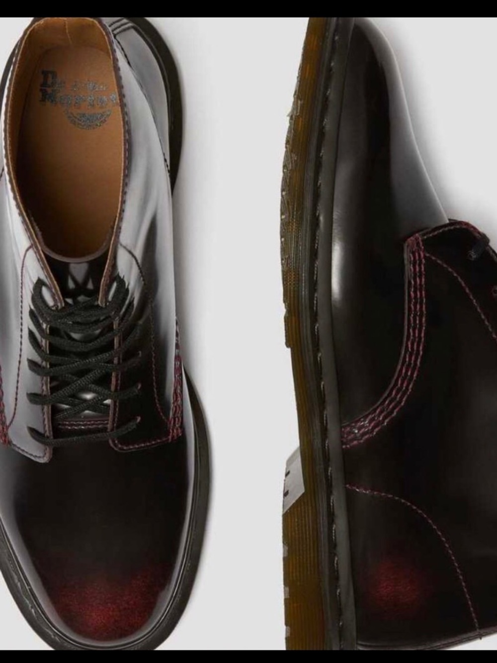 Dr. Martens Emmeline Cherry red boots